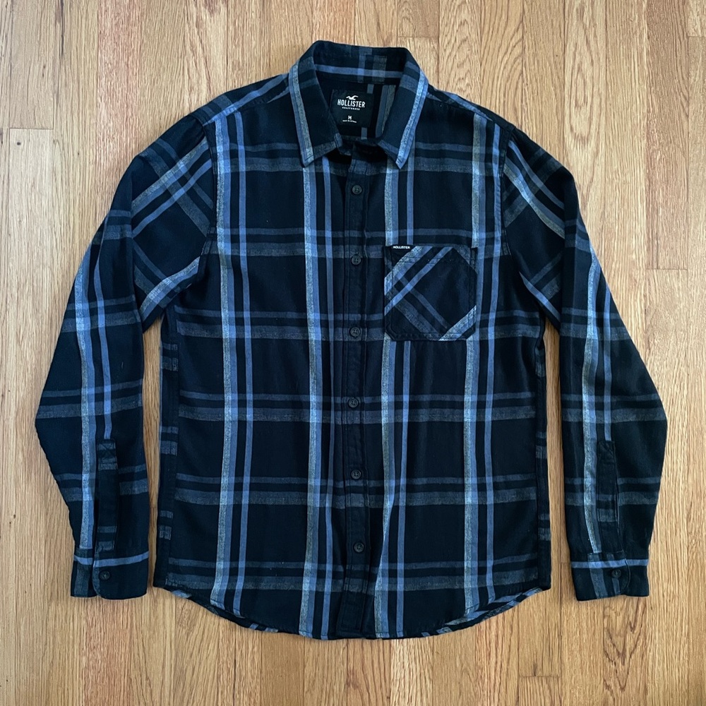 Hollister Men’s Long Sleeve Flannel Shirt